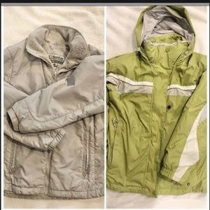 Columbia, Green, three in one ski jacket!